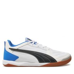 Buty do piłki nożnej Puma. Białe buty sportowe męskie Puma, bez zapięcia, do piłki nożnej. Za 209.99 zł.