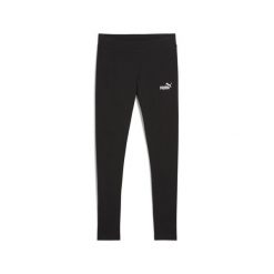 Damskie leginsy Essentials z małym logo No. 1 PUMA. Czarne legginsy sportowe damskie Puma, bez wzorów, do biegania. Za 109.00 zł.