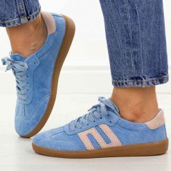 Niebieskie skórzane półbuty damskie Filippo Dp7549/26. Niebieskie półbuty damskie Filippo, na jesień, bez wzorów, z jeansu, biznesowe, bez obcasa, na płaskiej podeszwie, bez zapięcia. Za 239.00 zł.