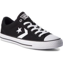 Trampki CONVERSE - Star Player Ox 161595C Black/White/White. Czarne trampki męskie Converse, z gumy. W wyprzedaży za 209.00 zł.