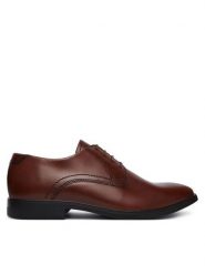 ECCO Półbuty Melbourne 62163401014 Brązowy. Brązowe eleganckie półbuty ecco, ze skóry, wizytowe, bez zapięcia. Za 579.99 zł.