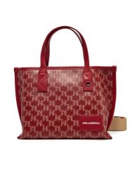 KARL LAGERFELD Torebka A1W30184 Czerwony. Czerwone torebki do ręki damskie KARL LAGERFELD, bez wzorów, ze skóry, bez dodatków. Za 509.99 zł.