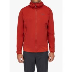 Kurtka z membraną męska Rab Kinetic 2.0 Jacket. Czerwone kurtki sportowe męskie RAB, m, bez wzorów, trekkingowe. Za 748.99 zł.