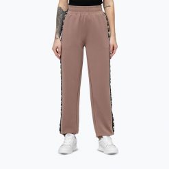 Spodnie damskie Pitbull Verona Jogging. Czerwone spodnie materiałowe damskie PITBULL, s, bez wzorów, z elastanu. Za 189.99 zł.