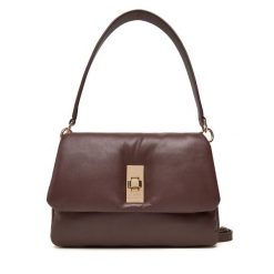 Torebka Tommy Hilfiger. Brązowe torebki do ręki damskie Tommy Hilfiger, bez wzorów, klasyczne, bez dodatków. Za 889.99 zł.