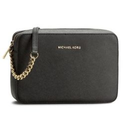 Torebka MICHAEL Michael Kors. Czarne listonoszki damskie MICHAEL Michael Kors, bez wzorów, bez dodatków. Za 559.99 zł.