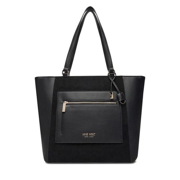 Torebka Nine West. Czarne torebki do ręki damskie Nine West, bez wzorów, bez dodatków. Za 224.99 zł.