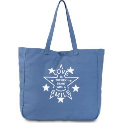 Torba shopper z kanwy bonprix niebieski dżins. Torebki shopper damskie bonprix. Za 24.99 zł.