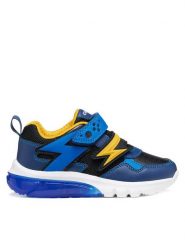 Geox Sneakersy J Ciberdron Boy J66LBB 0BC14 C4B2V S Niebieski. Niebieskie buty sportowe chłopięce Geox, bez wzorów, ze skóry, bez zapięcia. Za 269.99 zł.