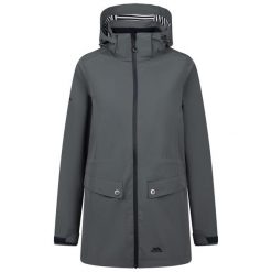 Trespass Tiverton - Damska kurtka przeciwdeszczowa Teal Mist. Szare kurtki damskie Trespass, na lato, bez wzorów, bez kaptura. Za 418.99 zł.