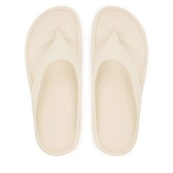Japonki Crocs. Szare klapki damskie Crocs, bez wzorów, bez obcasa. Za 104.99 zł.