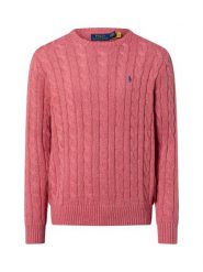 Polo Ralph Lauren Męski sweter z dzianiny Mężczyźni Bawełna czerwony|różowy, L. Czerwone swetry przez głowę męskie Polo Ralph Lauren, l, bez wzorów, z bawełny, bez kołnierzyka. Za 949.95 zł.