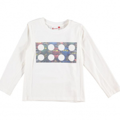 Koszulka "Thomas 717" w kolorze kremowym. Zielone t-shirty dla chłopców marki Lego Wear Fashion, z bawełny, z długim rękawem. W wyprzedaży za 59.95 zł.