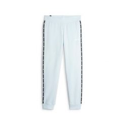 Puma Spodnie Ess Tape Fl Cl 67599969. Niebieskie spodnie dresowe damskie Puma, xl, bez wzorów, z dresówki. Za 166.99 zł.