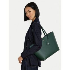 Torebka LAUREN RALPH LAUREN. Zielone torebki do ręki damskie Lauren Ralph Lauren, bez wzorów, bez dodatków. Za 989.99 zł.