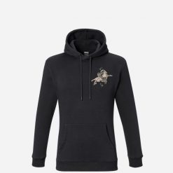 Bluza outdoorowa męska CIMAÏ COLLAB BENJAMIN JEAN JEAN. Czarne bluzy męskie Millet, l, bez wzorów, z bawełny, z kapturem. Za 329.00 zł.