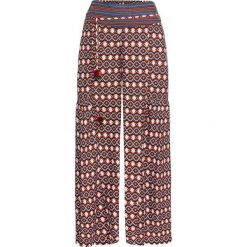 Spodnie bonprix brązowy. Brązowe spodnie materiałowe damskie bonprix, bez wzorów. Za 59.99 zł.