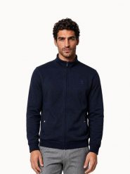 Kurtka z dresu Le Coq Sportif Essentiels T/T N°1. Niebieskie kurtki męskie le coq sportif, l, bez wzorów, z dresówki, eleganckie, bez kaptura. Za 517.50 zł.