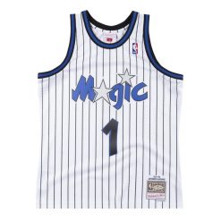Koszulka Nba Orlando Magic Penny Hardaway. Białe koszulki sportowe męskie Mitchell & Ness, bez wzorów, z jersey, bez kołnierzyka, bez ramiączek, do koszykówki. Za 517.00 zł.