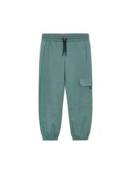 Mayoral Joggery 3582 Zielony Relaxed Fit. Zielone spodnie materiałowe dla chłopców Mayoral, bez wzorów, z materiału. Za 109.99 zł.