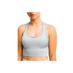 Biustonosz sportowy damski GymHero Stripes Bra. Szare obuwie sportowe damskie Gym Hero, bez wzorów, z elastanu, na fitness i siłownię. Za 89.99 zł.
