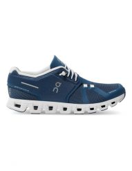 Buty do biegania damskie On Cloud 5. Niebieskie obuwie sportowe damskie On Running, bez wzorów, z materiału, do biegania. Za 897.00 zł.