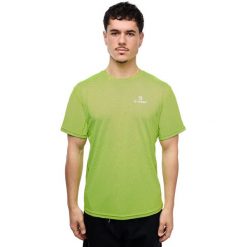 Koszulka chłodząca z ochroną UV. Zielone koszulki sportowe męskie G-HEAT, xl, bez wzorów, bez kołnierzyka, bez ramiączek. Za 151.80 zł.