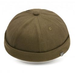 Letnia Czapka - Leonka (Dokerka) - Pako Jeans - Oliwkowa. Zielone czapki i kapelusze męskie Pako Jeans, na lato, bez wzorów, z bawełny. Za 49.99 zł.