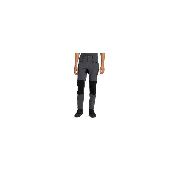 HAGLOFS Spodnie męskie MID SLIM PANT MEN Magnetite/True black-52. Czarne spodnie materiałowe męskie Haglöfs, m, bez wzorów. Za 599.30 zł.