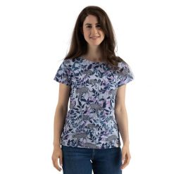 Koszulka Damska Phillipa. Niebieskie t-shirty damskie Trespass, s, bez wzorów, z bawełny, klasyczne, bez kołnierzyka. Za 88.99 zł.