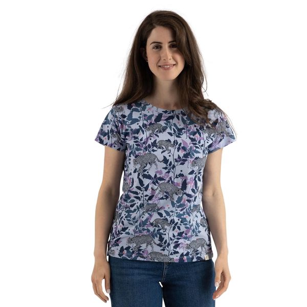 Koszulka Damska Phillipa. Niebieskie t-shirty damskie Trespass, s, bez wzorów, z bawełny, klasyczne, bez kołnierzyka. Za 88.99 zł.