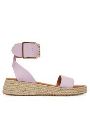 DeeZee Espadryle QS276-1 Fioletowy. Fioletowe sandały damskie DeeZee, bez wzorów, z materiału, bez obcasa, bez zapięcia. Za 97.99 zł.