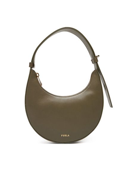 Furla Torebka Delizia Mini WE00649 AX0733 CN 2810S Zielony. Zielone torebki do ręki damskie Furla, bez wzorów, ze skóry, bez dodatków. Za 699.99 zł.