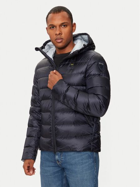 Blauer Kurtka puchowa 24WBLUC03023 888LU Granatowy Regular Fit. Niebieskie kurtki męskie Blauer, m, bez wzorów, z puchu, bez kaptura. Za 1,289.00 zł.