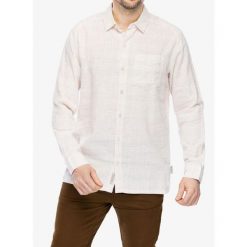 Koszula męska Royal Robbins Hempline Spaced L/S. Białe koszule męskie ROYAL ROBBINS, l, bez wzorów, casualowe, bez kołnierzyka, bez ramiączek. Za 295.99 zł.