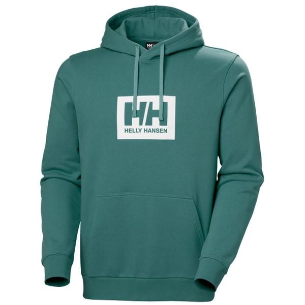 Bluza z kapturem Helly Hansen Box. Zielone bluzy męskie Helly Hansen, na lato, m, bez wzorów, z bawełny, z kapturem. Za 358.25 zł.
