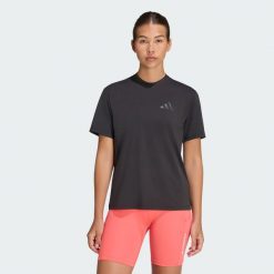 Koszulka Terrex Multi CLIMACOOL Logo Tech. Czarne koszulki sportowe damskie Adidas, l, bez wzorów, z dzianiny, bez kołnierzyka, bez ramiączek, do biegania, climacool (adidas). Za 149.00 zł.
