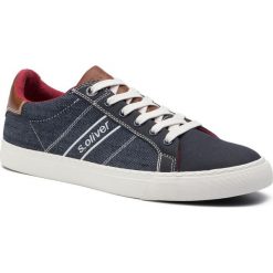 Sneakersy S.OLIVER - 5-13631-22 Danim 802. Niebieskie półbuty na co dzień męskie S.Oliver, z materiału, klasyczne, bez zapięcia. W wyprzedaży za 119.00 zł.