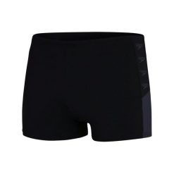 Strój kąpielowy Męski Boom Logo Splice Aquashort. Czarne kąpielówki męskie Speedo, m, bez wzorów, do pływania. Za 79.99 zł.