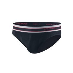 Slipy z wełną merino męskie Brubeck ACTIVE WOOL. Czarne slipki męskie Brubeck, m, bez wzorów, z elastanu. Za 84.99 zł.