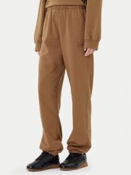 PINKO Spodnie dresowe Pazzo 105508 A2RB Brązowy Regular Fit. Brązowe spodnie dresowe damskie Pinko, xs, bez wzorów, z bawełny. Za 649.99 zł.