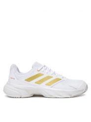 Adidas Buty do tenisa Courtjam Control 3 KI0796 Biały. Białe obuwie sportowe damskie Adidas, bez wzorów, z materiału, tenisowe. Za 399.99 zł.