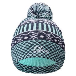 Damska Czapka Zimowa Myron. Niebieskie czapki i kapelusze damskie ELBRUS, na zimę, bez wzorów, sportowe. Za 44.99 zł.