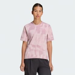 Koszulka Terrex Multi Climacool Printed. Fioletowe koszulki sportowe damskie Adidas, l, bez wzorów, z dzianiny, bez kołnierzyka, bez ramiączek, do biegania, climacool (adidas). Za 159.20 zł.