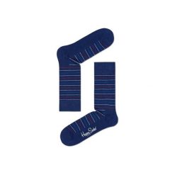 Skarpetki Happy Socks TST01-6001. Czerwone skarpety męskie Happy Socks, z bawełny. Za 24.43 zł.