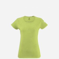 Koszulka damska techniczna MILLET W Hiking Jacquard Ts Ss zielony. Zielone t-shirty damskie Millet, l, bez wzorów, z materiału, eleganckie, bez kołnierzyka. Za 188.75 zł.