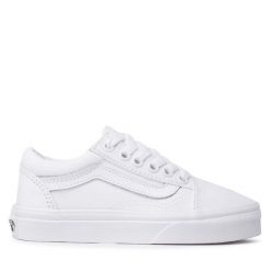 Tenisówki Vans. Białe trampki i tenisówki chłopięce Vans, bez wzorów, bez zapięcia. Za 209.99 zł.