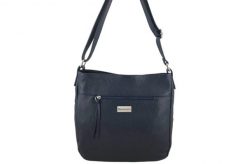 Listonoszka skórzana BARBERNI'S granatowa 984-4. Brązowe torebki shopper damskie Barberinis, bez wzorów, ze skóry, biznesowe, małe, bez dodatków. Za 269.99 zł.
