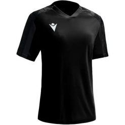 Damska Koszulka Macron Bellatrix. Czarne t-shirty damskie Macron, xl, bez wzorów, z materiału, klasyczne, bez kołnierzyka. Za 165.00 zł.