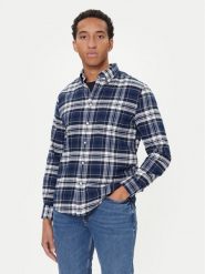 Tommy Hilfiger Koszula Hero MW0MW41345 Granatowy Regular Fit. Niebieskie koszule męskie Tommy Hilfiger, m, bez wzorów, z bawełny, bez kołnierzyka, bez ramiączek. Za 409.99 zł.